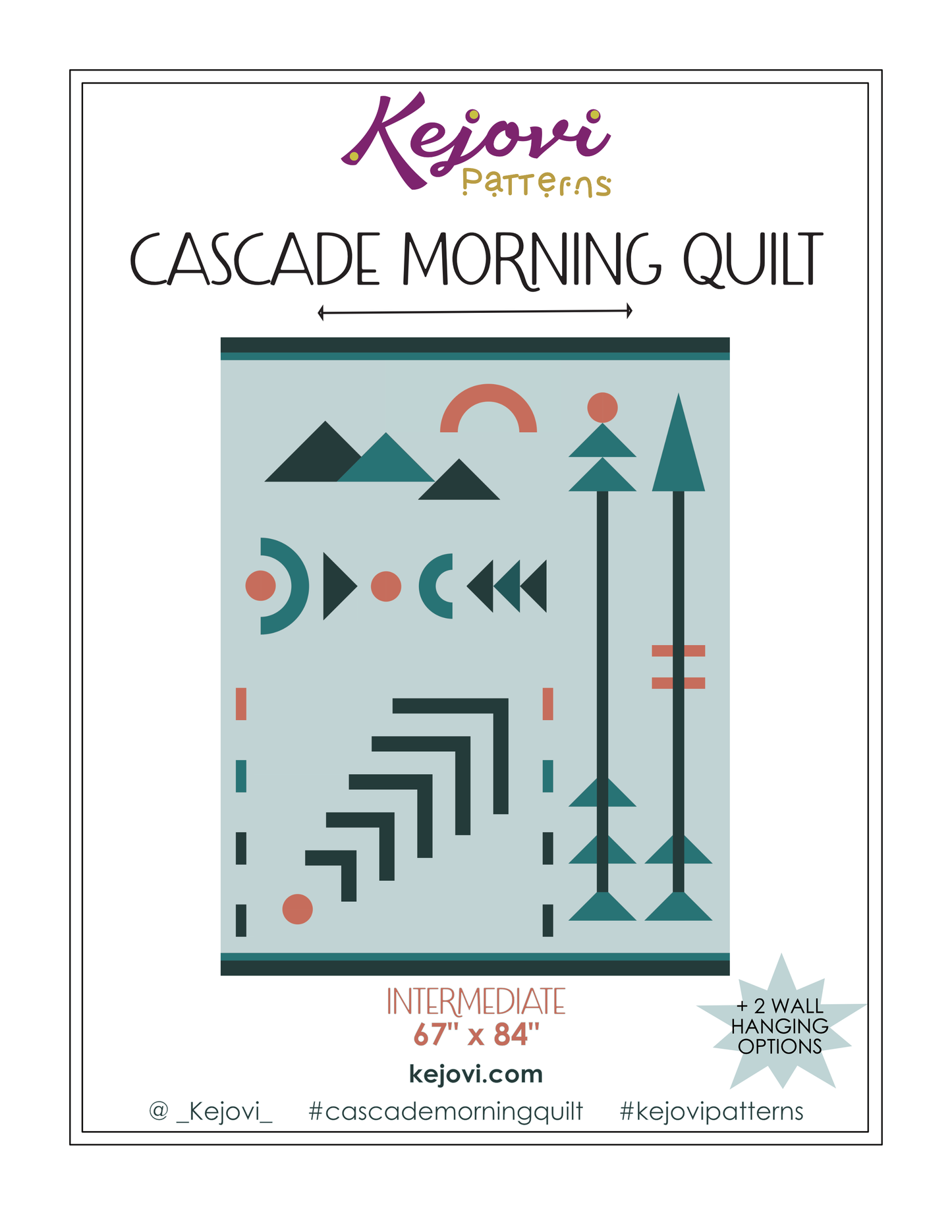 Cascade Morning Quilt Pattern (PDF)
