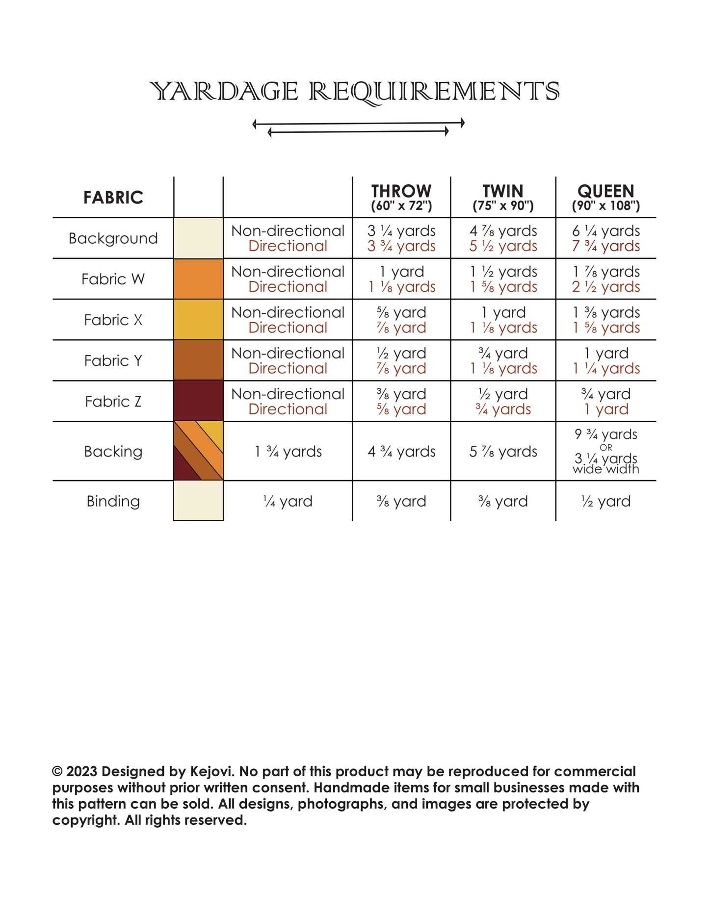 Mojave Sunset Quilt Pattern (PDF)
